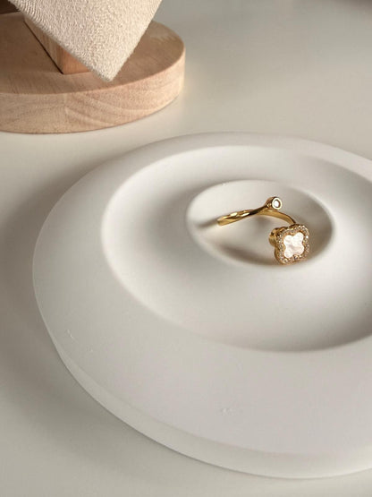 ALMA – Adjustable Spinning Ring, 18K Gold-Plated Sterling Silver