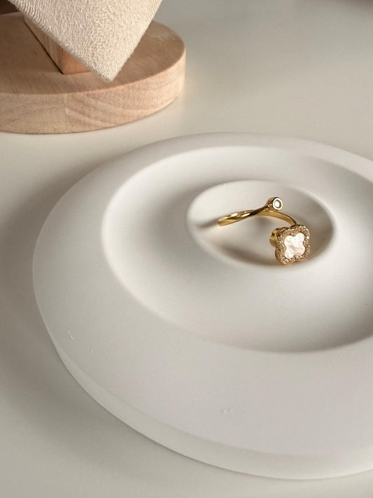 ALMA – Adjustable Spinning Ring, 18K Gold-Plated Sterling Silver