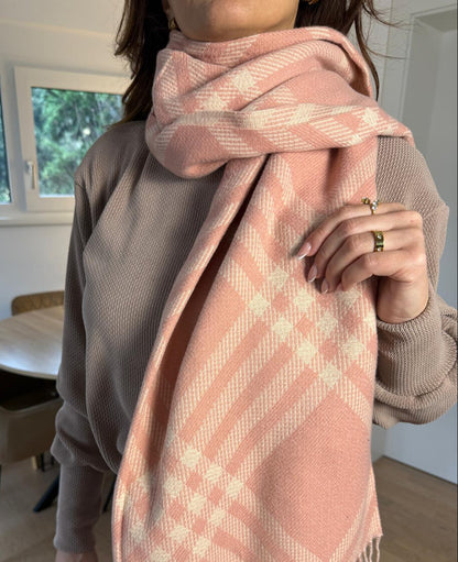 Schal LATTE PEACH