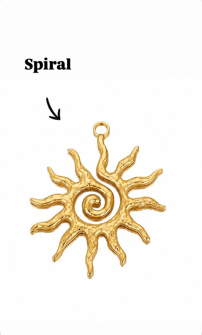 SUN CHARM NECKLACE – Choose Your Sun
